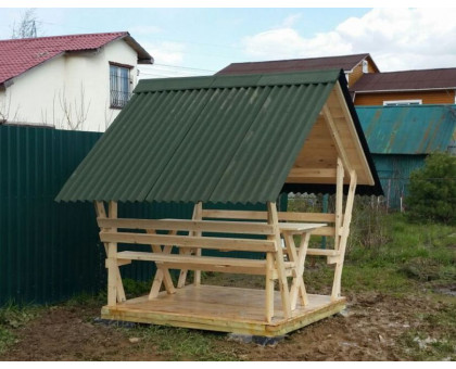 Беседка для дачи "Залавочка" в Можайский городской округ мини